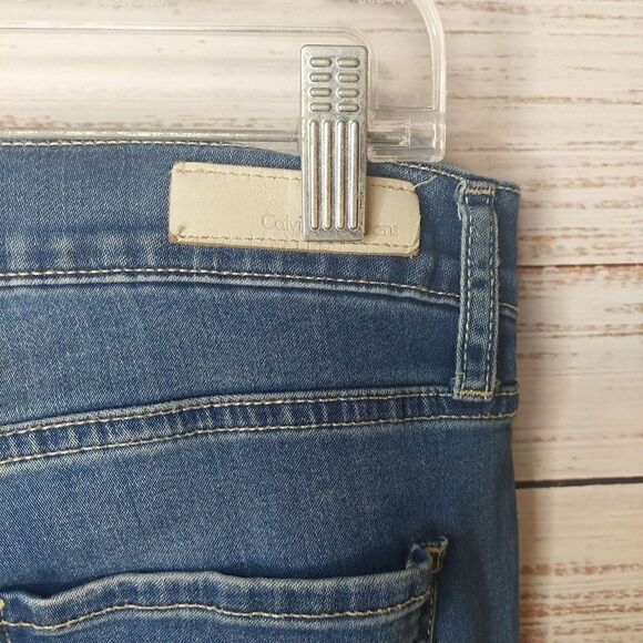 Woman's Calvin Klein High Rise Ultimate Skinny Fit Jeans - Picture 8 of 13